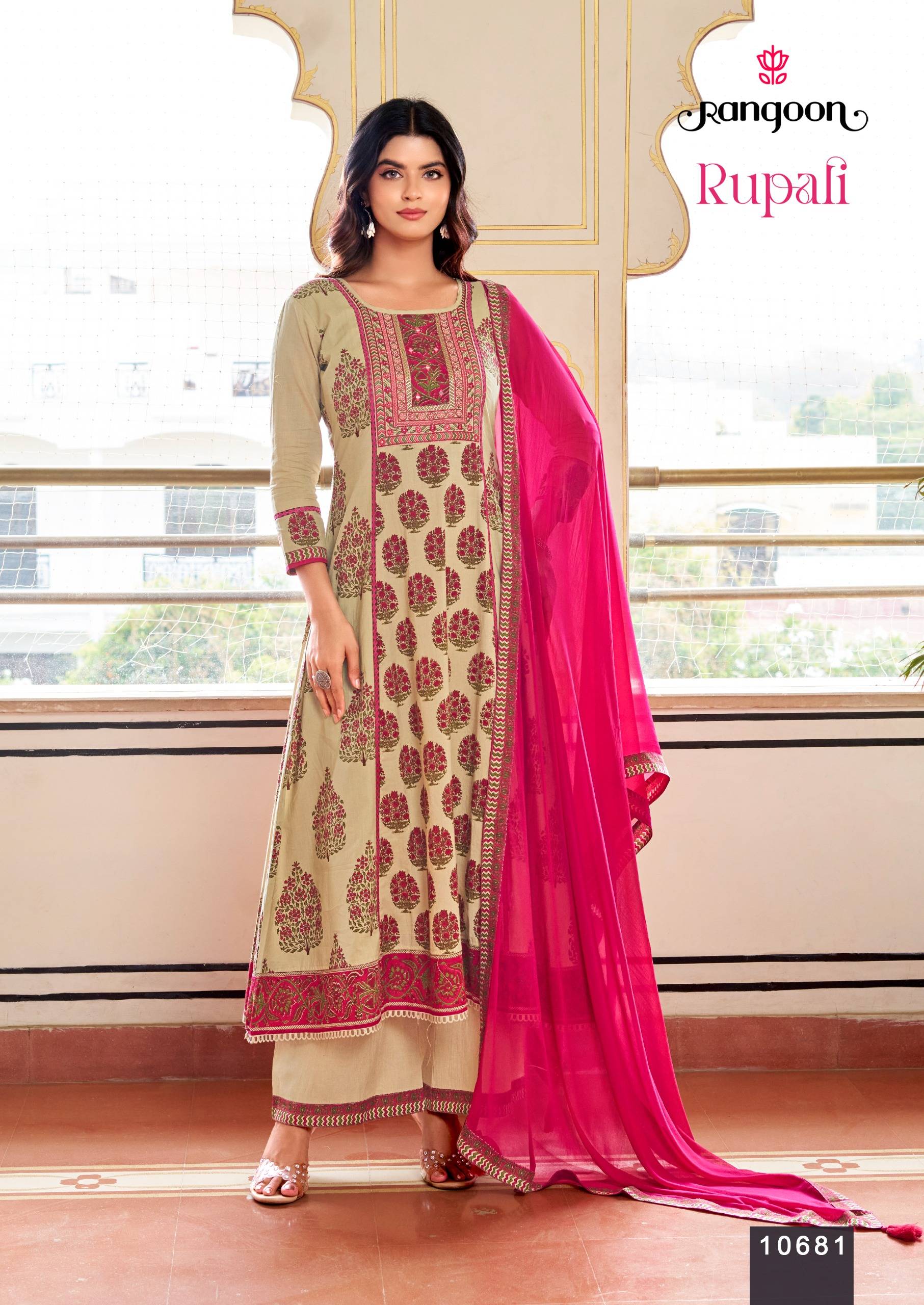 RUPALI by Rangoon 10681 to 10684 series casual wear Pure Cotton Print dressesAt Wholesale Price